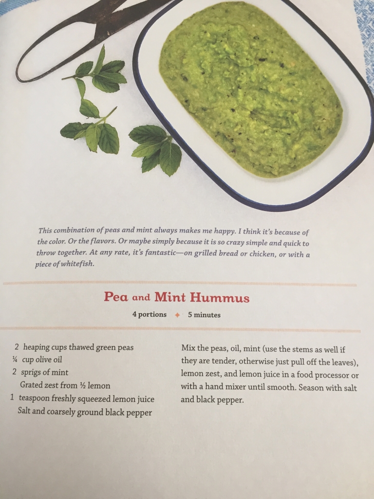 pea and mint hummus