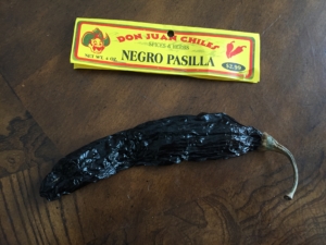 negro pasilla chile