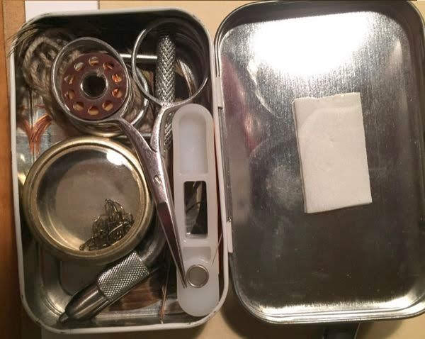 Frank Sawyer's Fly Tying Box Complete with Pheasant Tail Materials