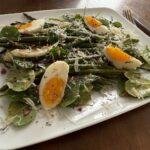 asparagus tossed with gribiche
